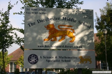 Dorchester School sign