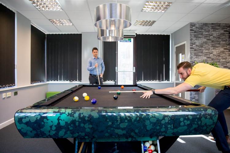 Inside Codestone games room