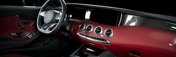 Luxury car dash