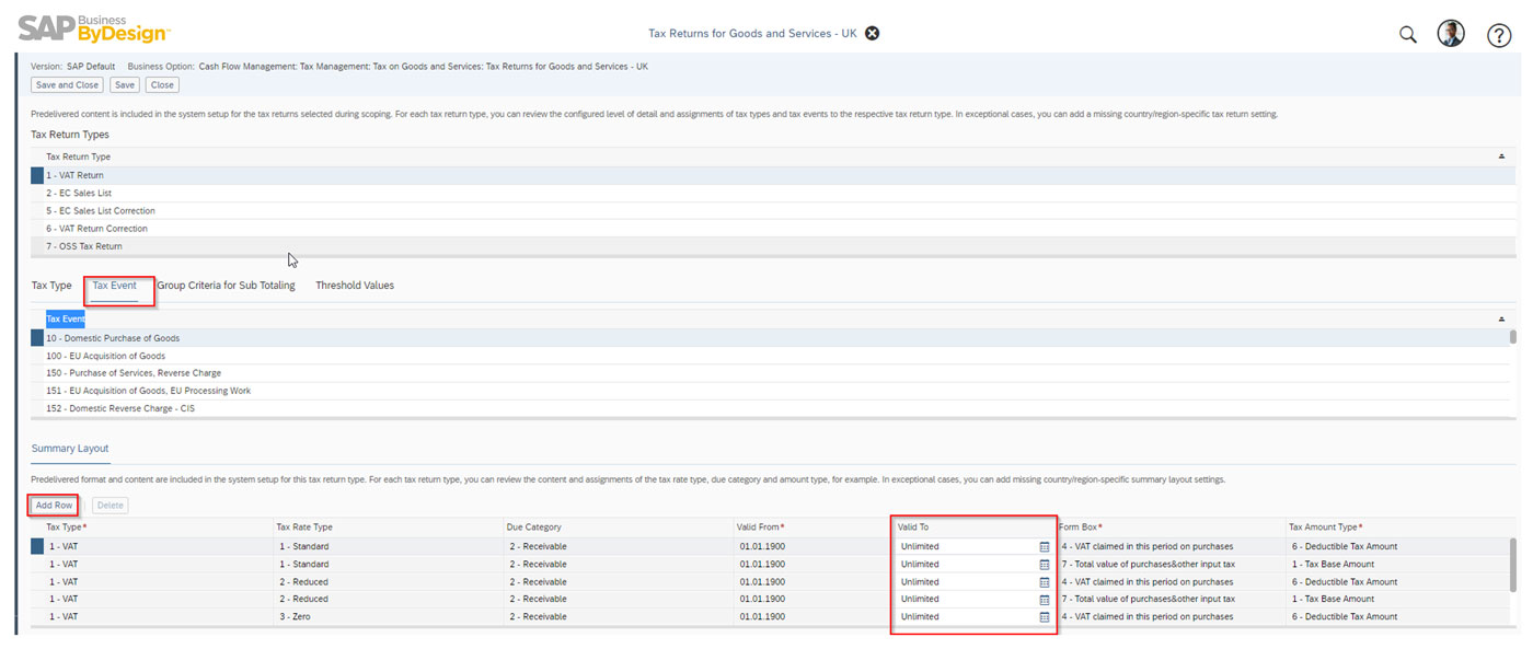 SAP Business ByDesign UI