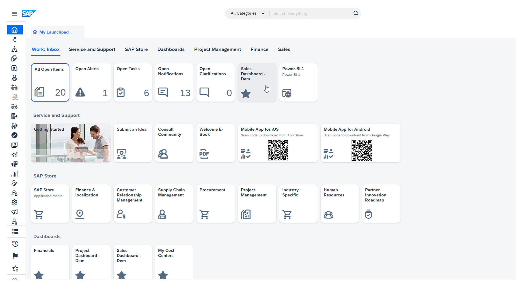 SAP Business ByDesign UI