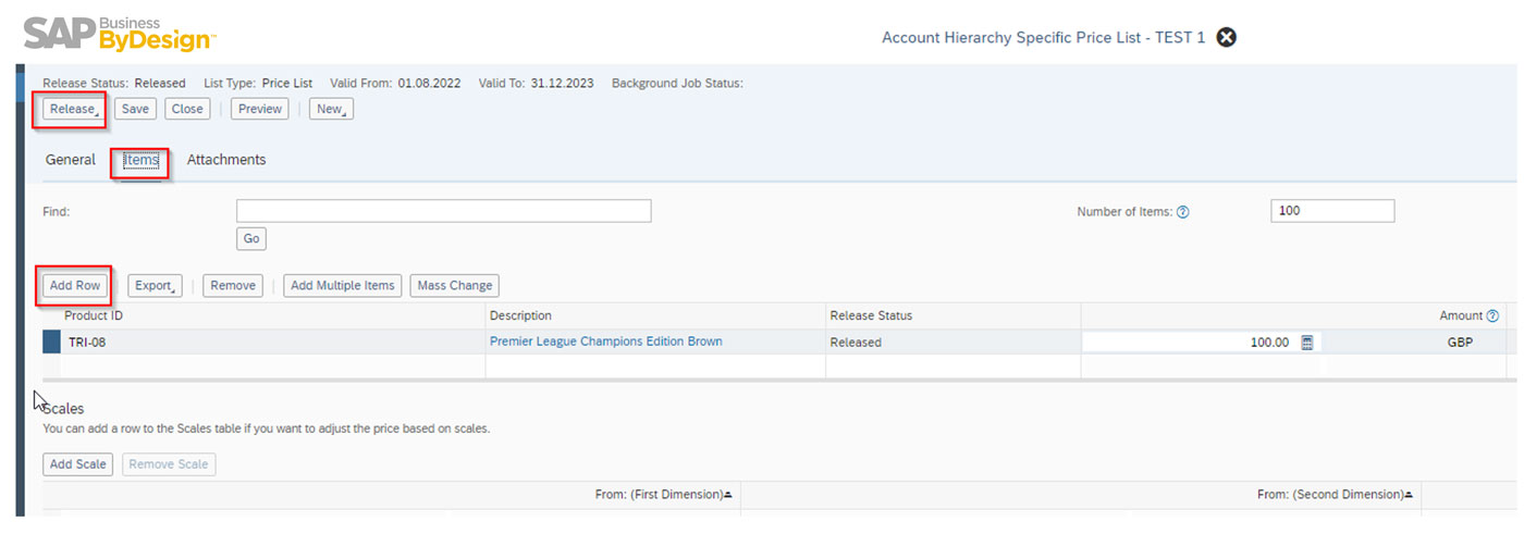 SAP Business ByDesign UI